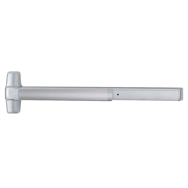 Grade 1 Concealed Vertical Rod Exit Bar, 36-in Device, 80-in to 100-in Door Height, Exit Only, Hex D